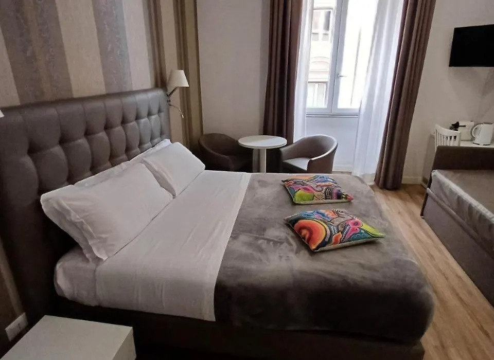 Triple Big Room Amazing View, For Two O Three Person, In Center Of Rome-1